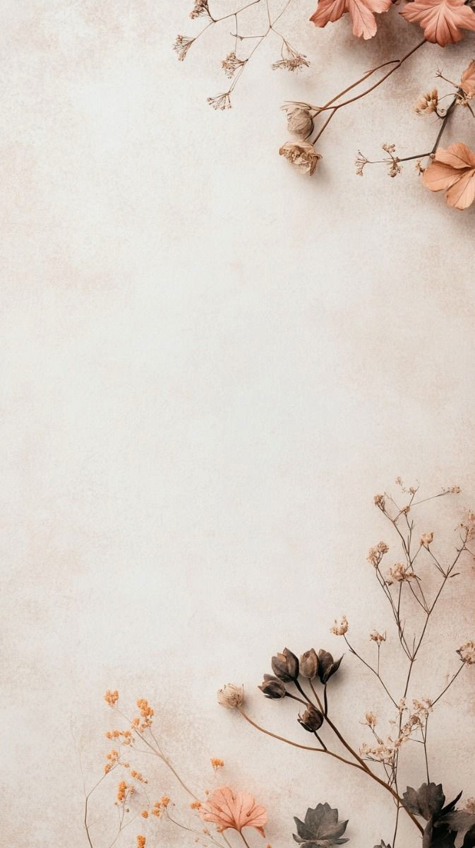 Dry Flower Background Ideas for a Chic Minimalist Aesthetic