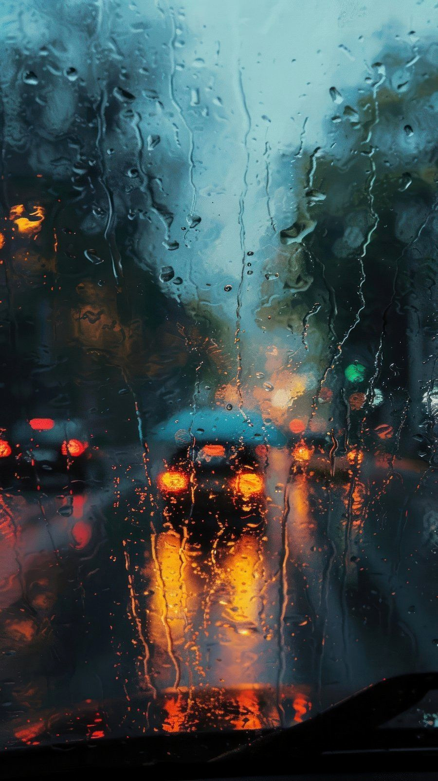 Rainy Car Scene Wallpapers: Free Download