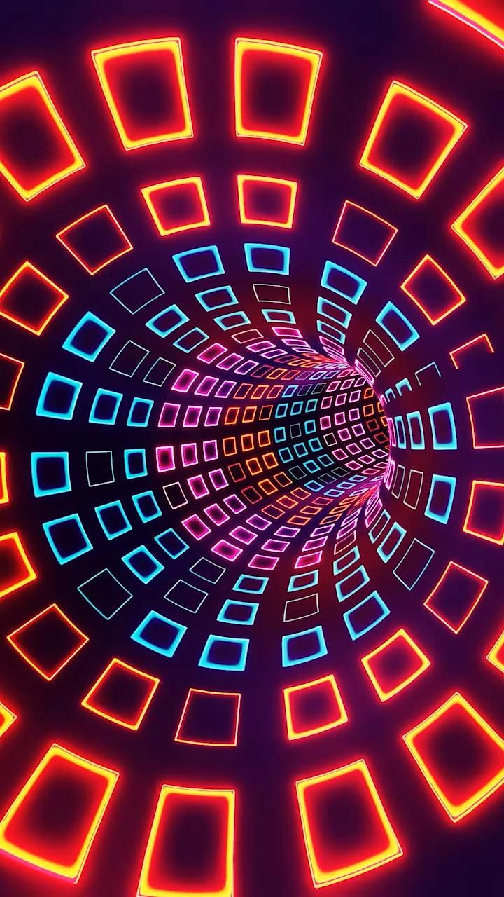 Escape Reality in 4K: Immersive Sci-fi Tunnel Animation