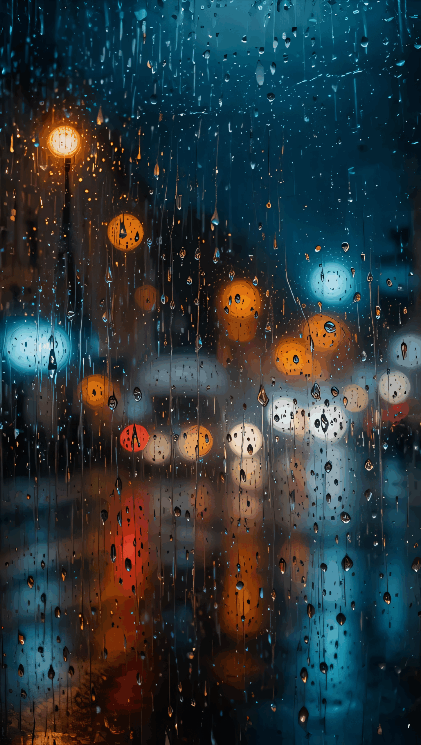 Rainy Window Moments Caught on Camera