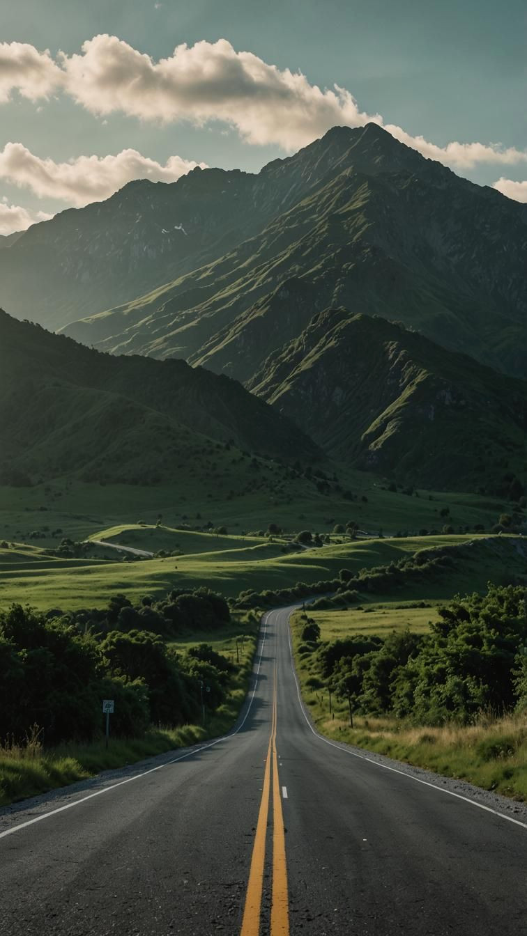 Mountain Paradise: Scenic Highway Surrounds You