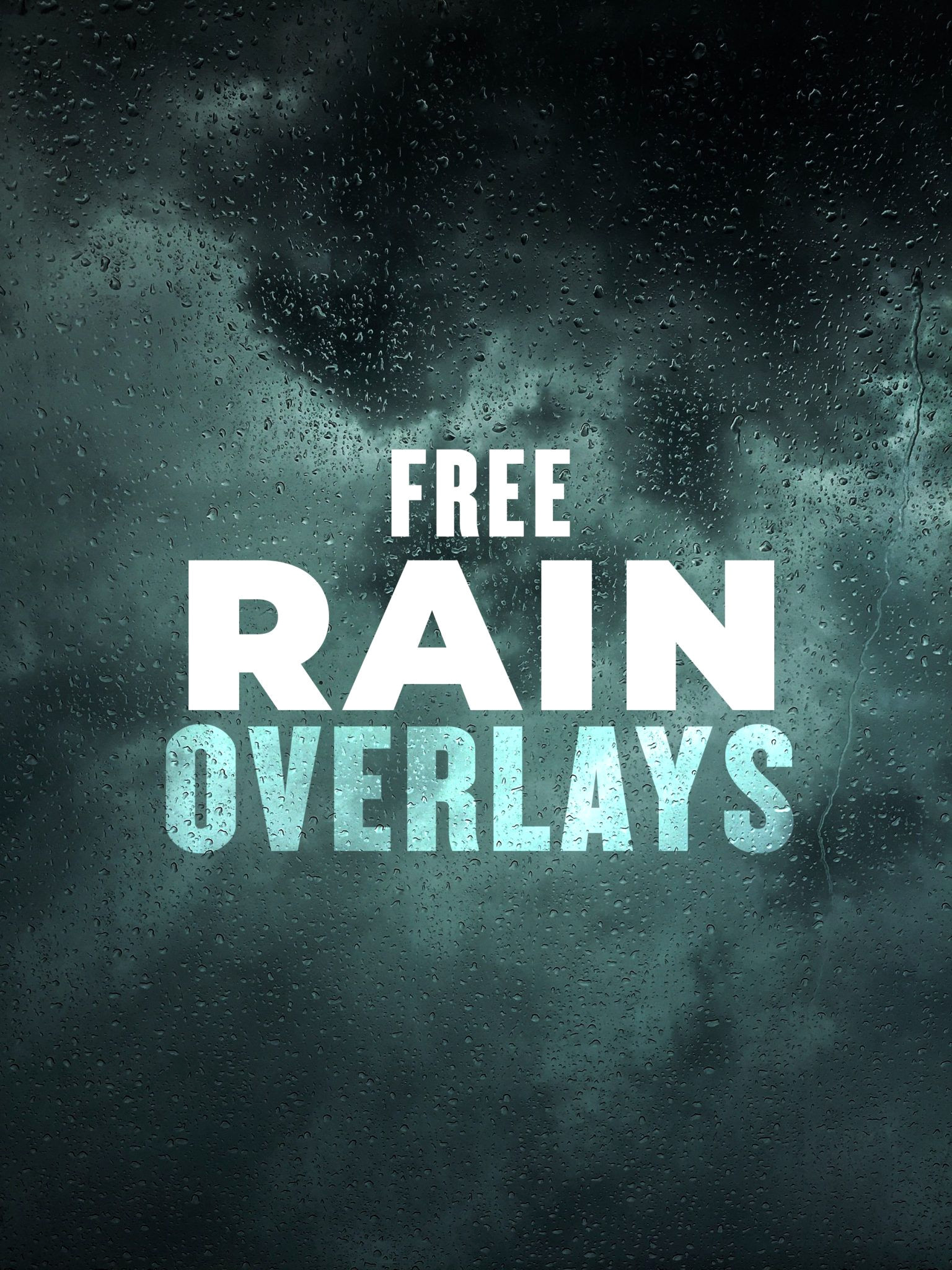 Download Free Rain Overlays in PNG Format